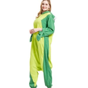 DarkCom Adult Onesie Christmas Pajamas Animal Halloween Costume Green Mantis Cosplay One Piece Unisex Homewear X-Large