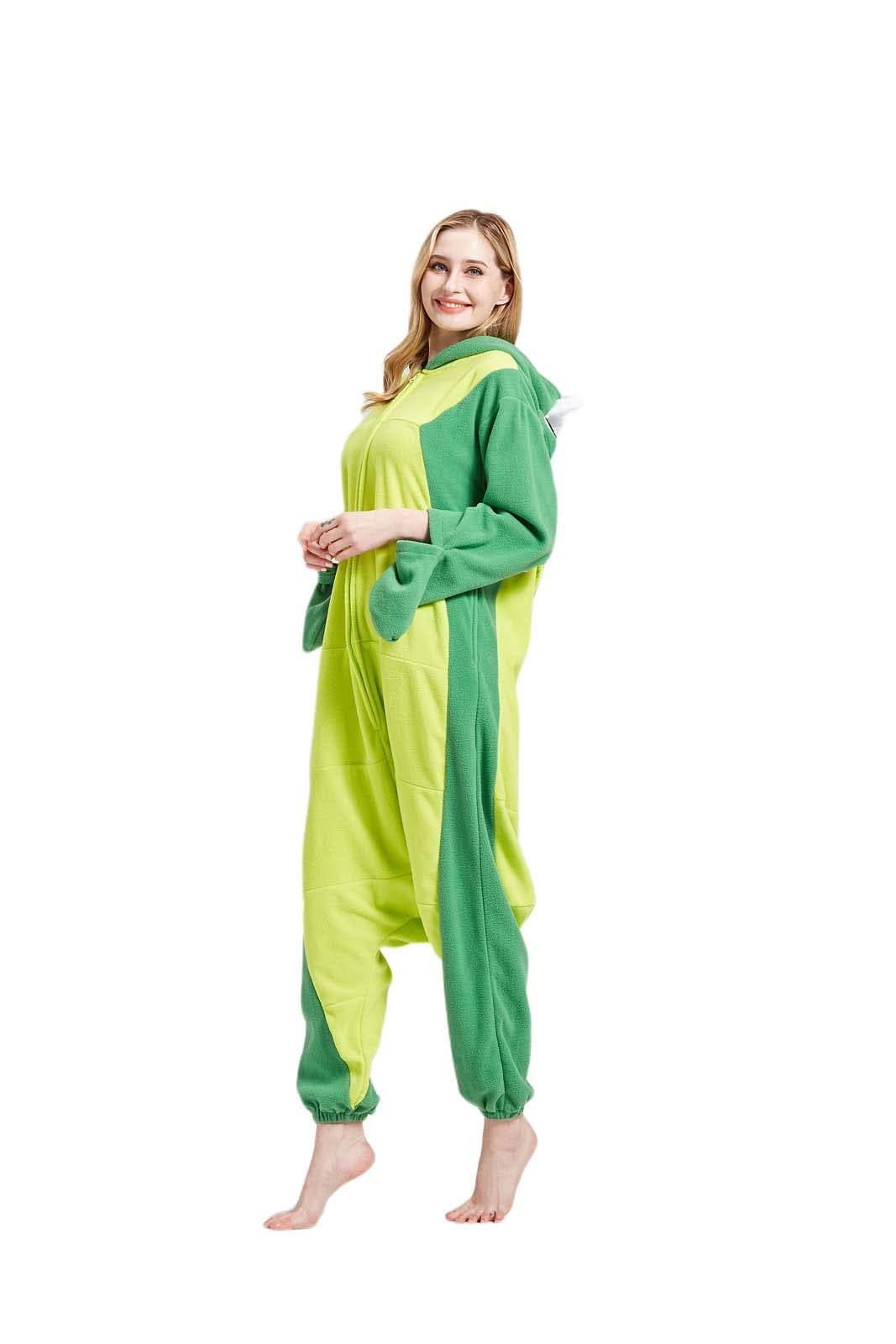 DarkCom Adult Onesie Christmas Pajamas Animal Halloween Costume Green Mantis Cosplay One Piece Unisex Homewear X-Large