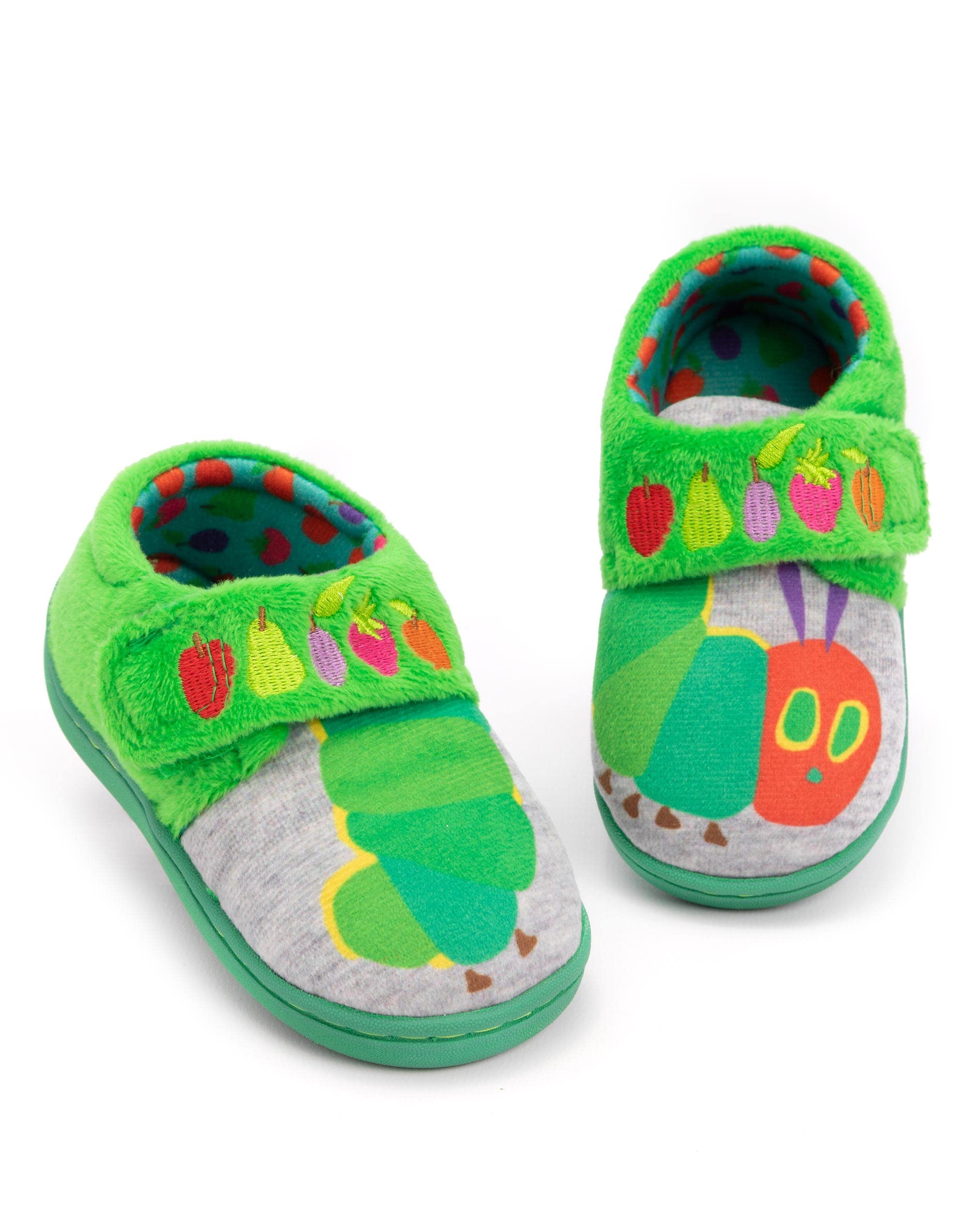 Eric Carle The Very Hungry Caterpillar Slippers Kids Toddlers Girls Book Shoes 7.5 US Toddler