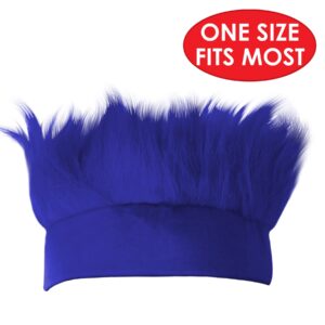 Beistle Blue Hairy Costume Headband-1 Pc, one size (60277-B)