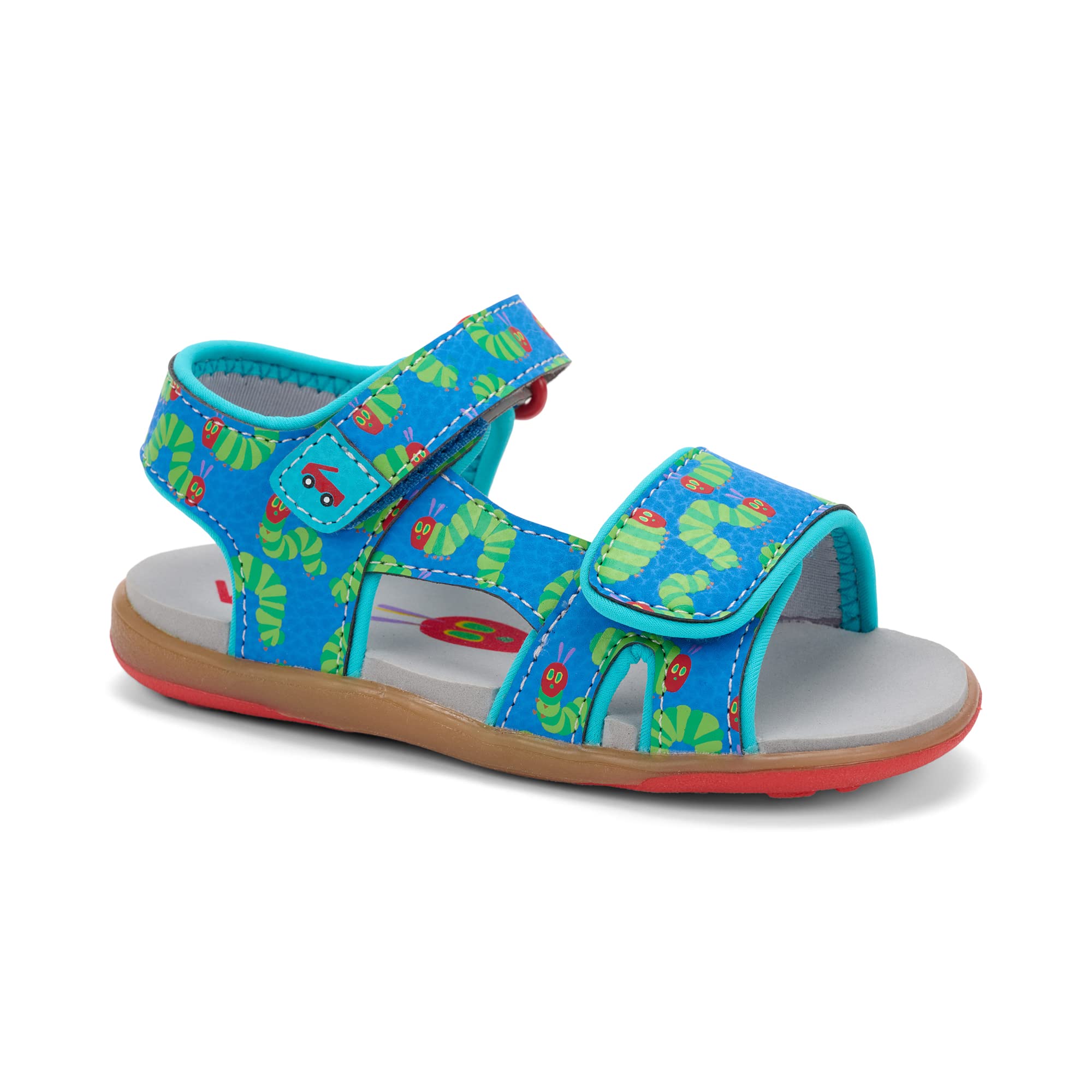 See Kai Run - Jetty III Water-Friendly Sandal for Little Kids, Very Hungry Caterpillar, Little Kid 11