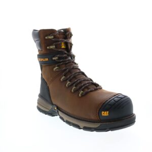 Caterpillar Excavator Superlite 8" Waterproof Thinsulate Insulation Nano Toe Dark Brown 11.5 D (M)