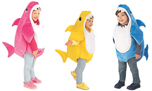 Rubie's unisex child Rubies Baby Shark With Sound Chip Costume, As Shown, Infant US