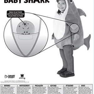 Rubie's unisex child Rubies Baby Shark With Sound Chip Costume, As Shown, Infant US