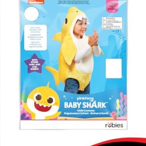 Rubie's unisex child Rubies Baby Shark With Sound Chip Costume, As Shown, Infant US