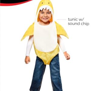 Rubie's unisex child Rubies Baby Shark With Sound Chip Costume, As Shown, Infant US