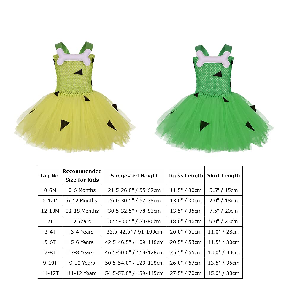 IMEKIS Girl Halloween Caveman Costume Baby Birthday Outfit Toddler Kids Historical Stone Age Themed Party Supplies Cosplay Dress Up Family Costumes Carnival Cake Smash Photoshoot Green 0-6 Months