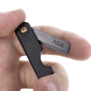 ASR Tactical Folding Ceramic Razor Blade, Micro EDC Escape Knife Survival Tool