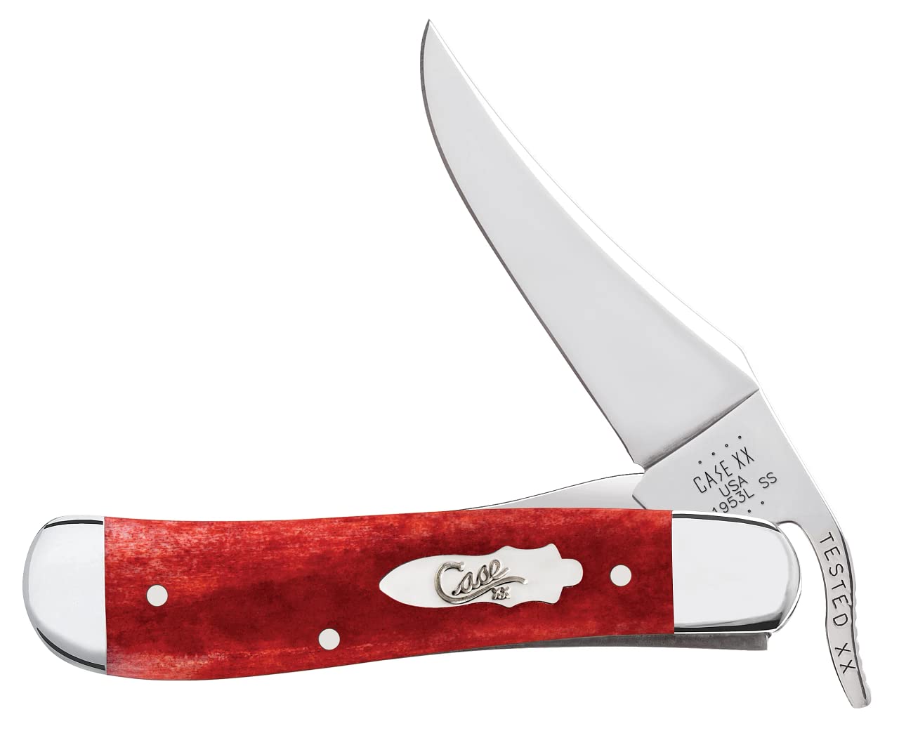 Case xx Knives Smooth Old Red Bone Russlock Stainless 11322 Pocket Knife