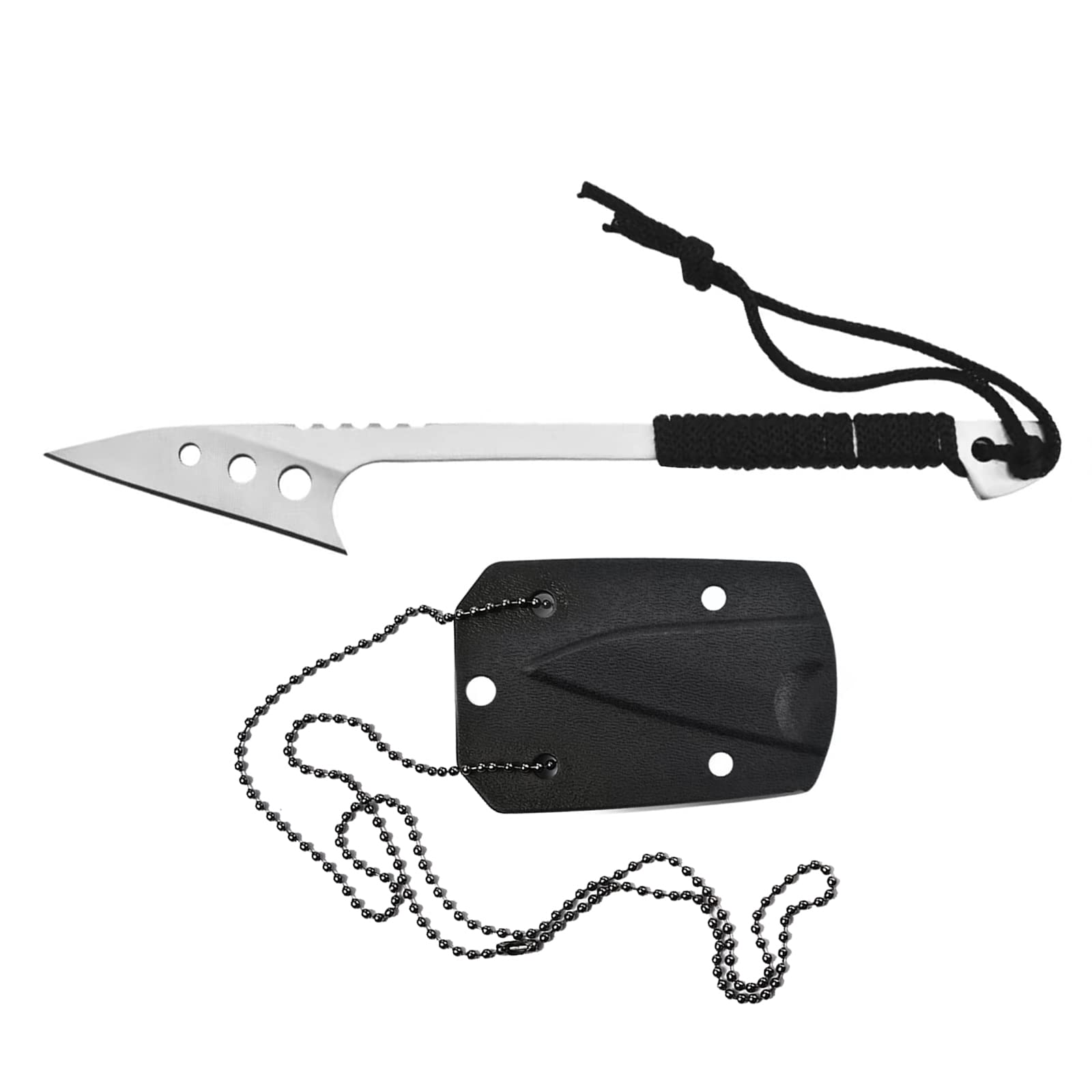 WILD TACTICAL Knife For Outdoor Camping Fishing, Survival Fixed Blade -Sheath