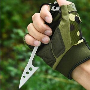 WILD TACTICAL Knife For Outdoor Camping Fishing, Survival Fixed Blade -Sheath