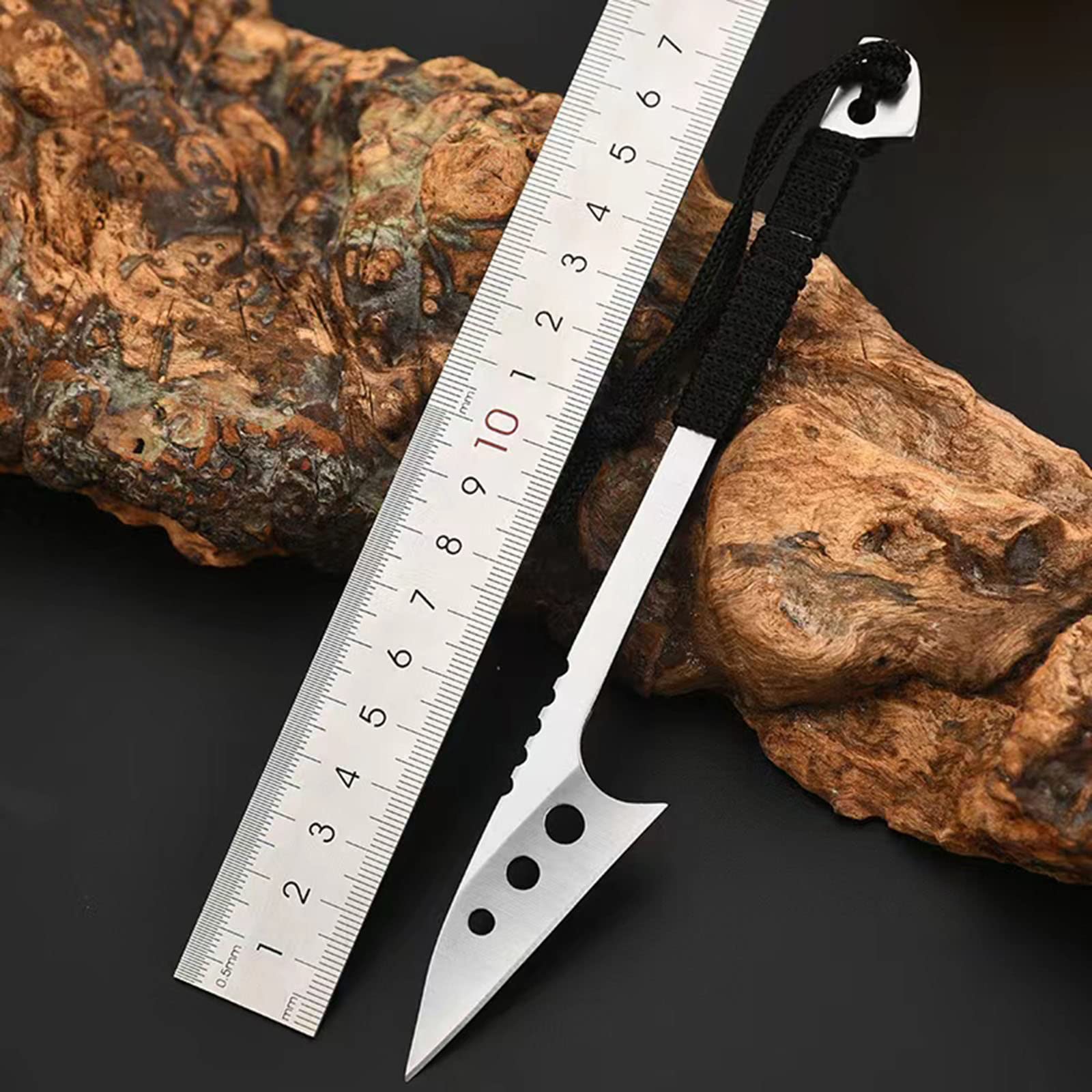 WILD TACTICAL Knife For Outdoor Camping Fishing, Survival Fixed Blade -Sheath