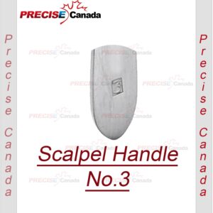 1 Stainless Steel Scalpel Knife Handle #3 With 20 Sterile Scalpel Blades #10 & #12 (Pc Brand)