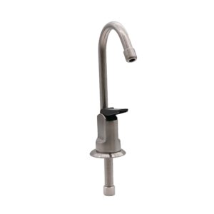 Westbrass D203-NL-07 6" Touch-Flo Style Pure Cold Water Dispenser Faucet, 1 Pack, Satin Nickel