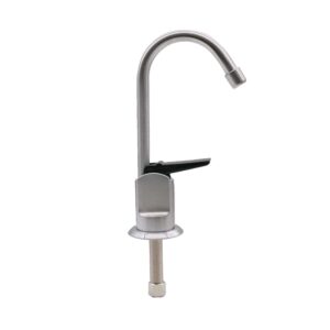 Westbrass D203-NL-07 6" Touch-Flo Style Pure Cold Water Dispenser Faucet, 1 Pack, Satin Nickel