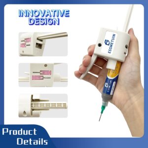 Solder Paste Glue Dispenser for 10cc Solder Paste Flux, Extruder for Syringe Solder Paste, (Single Glue Dispenser, Solder Flux Excluded)