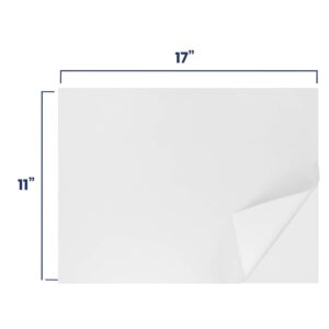 Pacific Arc Drafting Vellum Sheets, 10-Sheets 11 x 17 inches Paper Rag Vellum