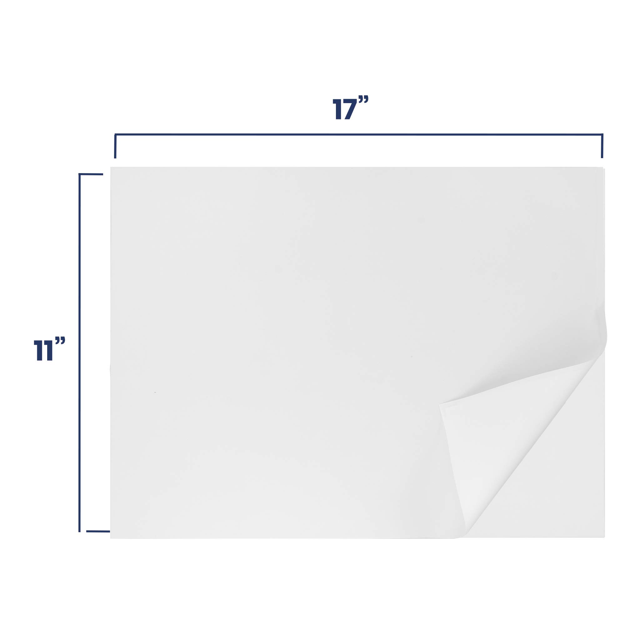 Pacific Arc Drafting Vellum Sheets, 10-Sheets 11 x 17 inches Paper Rag Vellum