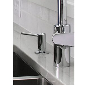 hansgrohe Bath and Kitchen Sink Soap Dispenser, Contemporary Premium Modern in Chrome, 04539000 Small