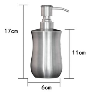 1pc Drinking Water Machine Dispenser Hand Soap Dispenser Bottle Hand Wash Dispenser Refillable Travel Bottles Liquid Travel Containers Soap Pump Stainless Steel Soap Bottle