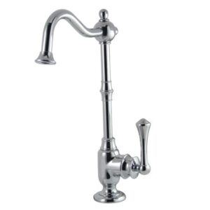 kingston brass ks7391bl polished chrome vintage vintage high-arc cold water dispenser ks739.bl