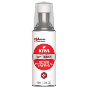 kiwi shoe whitener | for leather, vinyl, canvas, nylon and more | 4 fl oz | includes sponge applicator