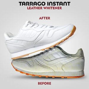 Tarrago Super White- Shoe Whitener Instant Cleaner for Sneakers with Applicator Tip for Leather Renew 75mL