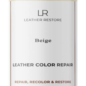 Leather Restore Leather Color Repair, Beige 1 OZ - Repair, Recolor and Restore Couch, Furniture, Auto Interior, Car Seats, Vinyl and Shoes