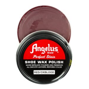 angelus shoe wax polish 3oz (oxblood)