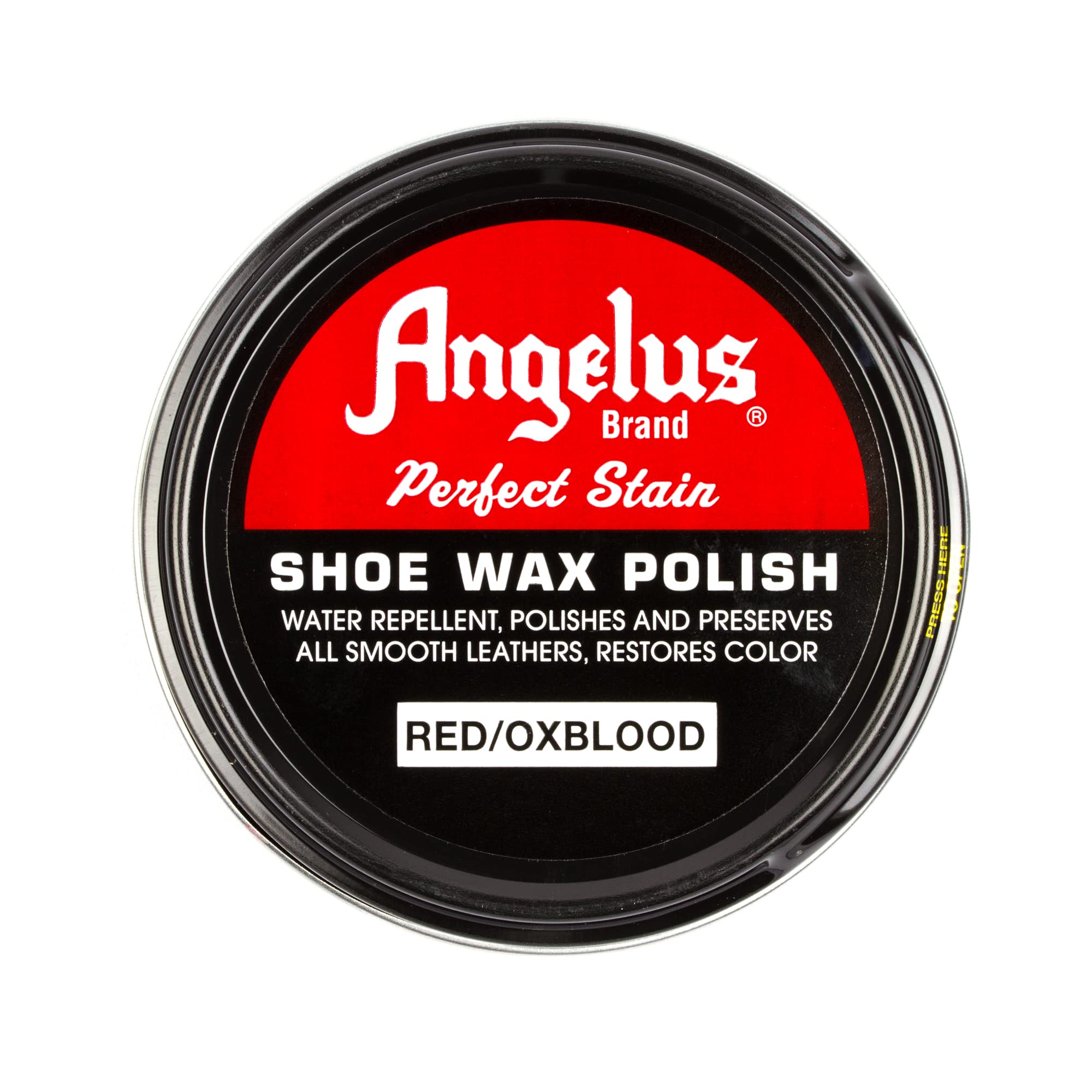 Angelus Shoe Wax Polish 3oz (Oxblood)