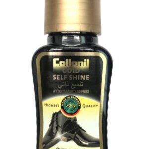 Leather Shoe Polish Self Shine by Collonil - Black - Bring Back The Shine of Smooth Leather Shoes - Quick & Easy to use - Made in Germany - 4.22 Fl Oz