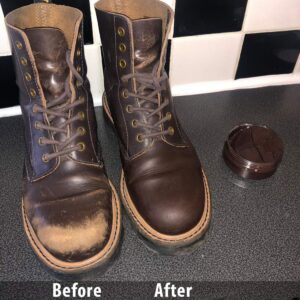 JobSite Premium Leather Boot & Shoe Polish Cream - Restores, Conditions & Polishes - Medium Brown - 3 oz