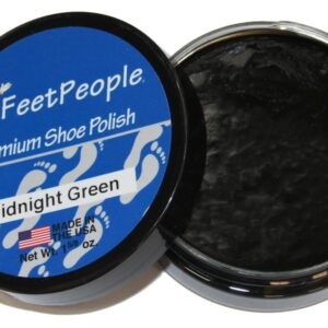 FeetPeople Shoe Polish, 1.625 oz, Midnight Green