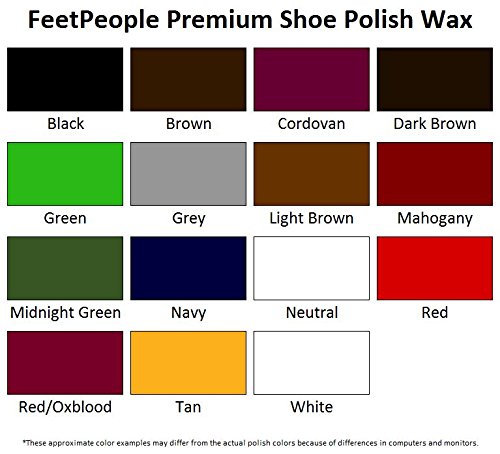 FeetPeople Shoe Polish, 1.625 oz, Midnight Green