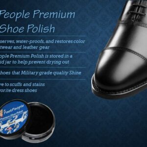 FeetPeople Shoe Polish, 1.625 oz, Midnight Green