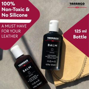 Tarrago Leather Balm Conditioner- Nourishes and Restores Color for Smooth, Patent, Exotic, and Reptile Leather - 4.23oz - Neutral #00