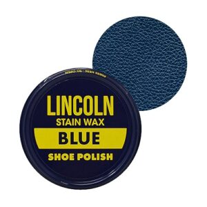 Lincoln Shoe Polish Wax - 2-1/8 oz | Made in USA Since 1925 - Blue