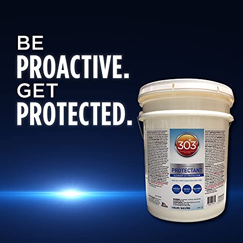 303 Products Aerospace Protectant – UV Protection – Repels Dust, Dirt, & Staining – Smooth Matte Finish – Restores Like-New Appearance – 5 Gallons (30375)