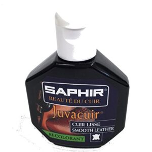 SAPHIR BLEU Juvacuir Liquid Leather Polish 75ml (Black)