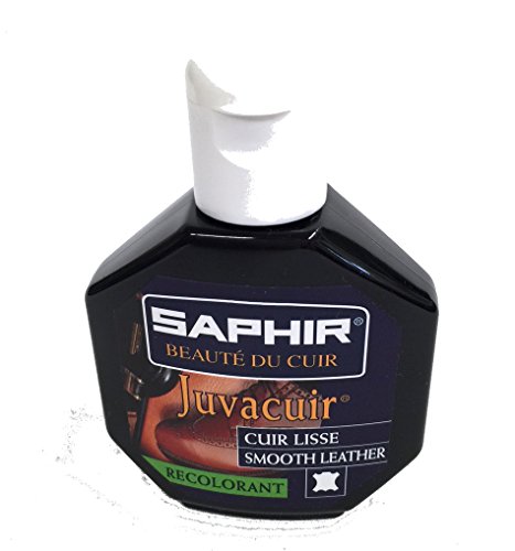 SAPHIR BLEU Juvacuir Liquid Leather Polish 75ml (Black)