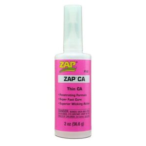 set of 4 pacer technology (zap) zap ca adhesives, 2 oz