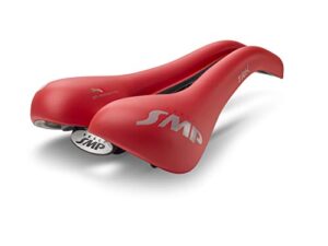 selle smp trk saddle medium - matt red, long 280 mm - wide 160 mm (zstt03medium-red)