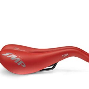 Selle SMP TRK Saddle Medium - Matt Red, Long 280 mm - Wide 160 mm (ZSTT03MEDIUM-RED)