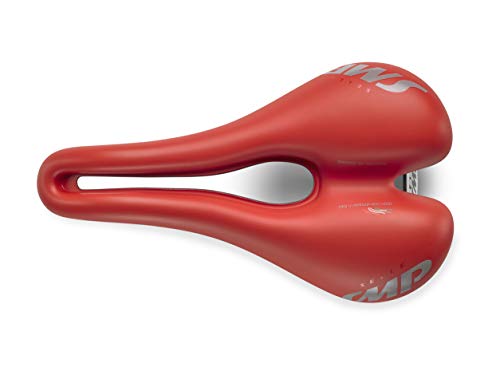 Selle SMP TRK Saddle Medium - Matt Red, Long 280 mm - Wide 160 mm (ZSTT03MEDIUM-RED)