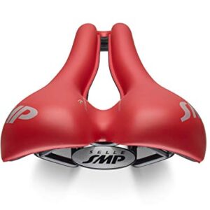 Selle SMP TRK Saddle Medium - Matt Red, Long 280 mm - Wide 160 mm (ZSTT03MEDIUM-RED)