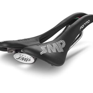 SMP 8032568521743 Unisex Adult Racing Bicycle Saddle, Black, M