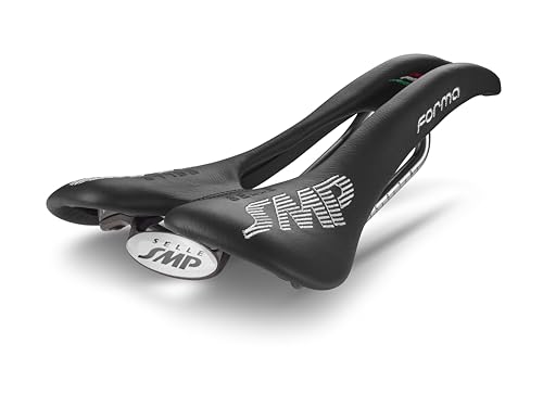 SMP 8032568521743 Unisex Adult Racing Bicycle Saddle, Black, M