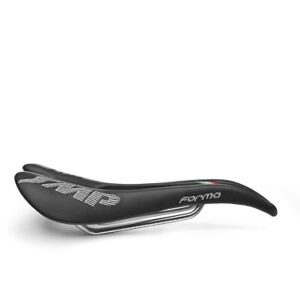 SMP 8032568521743 Unisex Adult Racing Bicycle Saddle, Black, M