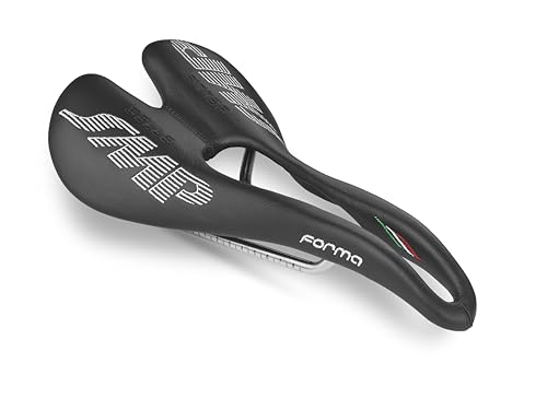 SMP 8032568521743 Unisex Adult Racing Bicycle Saddle, Black, M