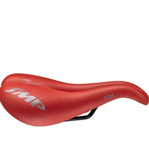 Selle SMP TRK Saddle Large - Matt Red, long 272 mm - wide 177 mm (ZSTT03LARGE-RED)